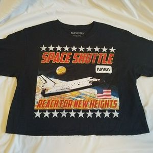Women's size M NASA crop top